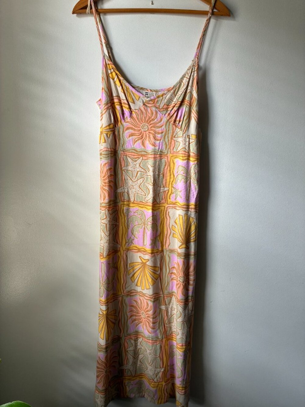 NWT BILLABONG SUMMER PRINT TANK MAXI DRESS SIZE M & L